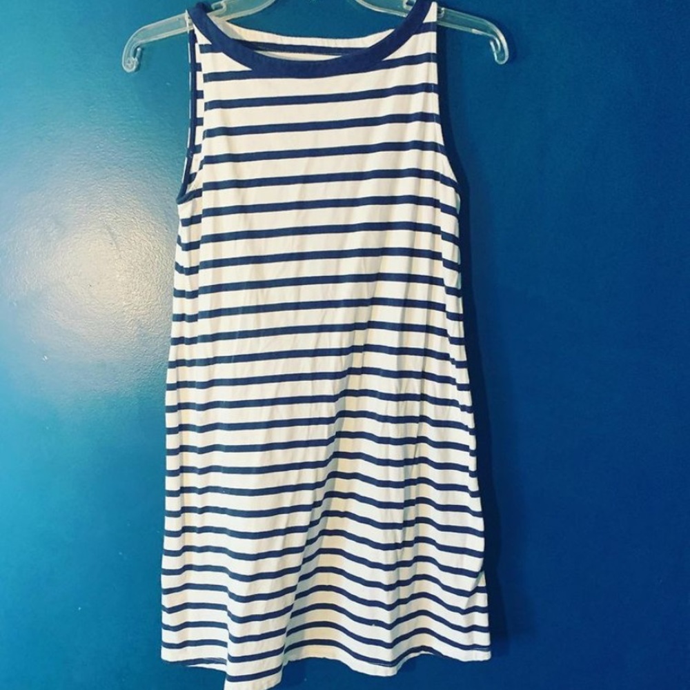 Lands End Nautical Stripe Dress